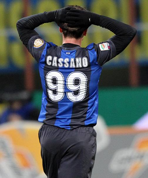 In maglia Inter, contro l&#39;Atalanta, il 7/04/ 2013 (ANSA)